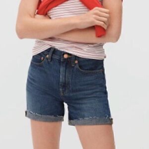 EVERLANE The Denim Short (Dark Blue); Size 27